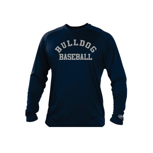 Bulldog Baseball Rawlings Long Sleeve Dryfit