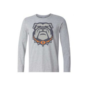 Bulldog Face Long Sleeve T-Shirt